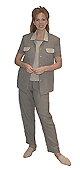 Mock Three Piece Pant Set