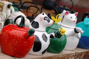 decorative tea kettle